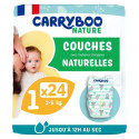 Couches écolabellisées Carryboo : Douces, bio