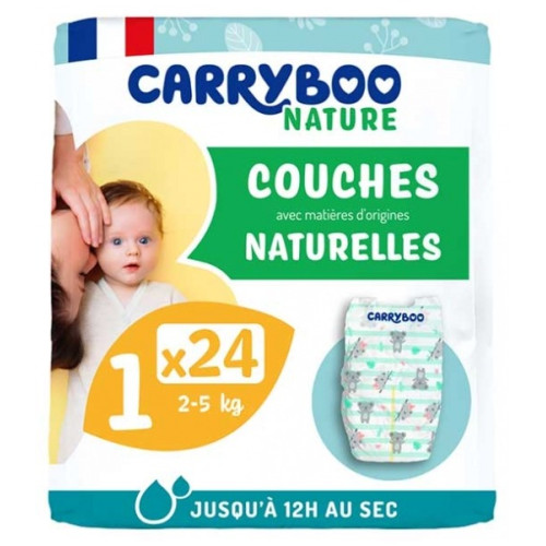 Couches écolabellisées Carryboo : Douces, bio