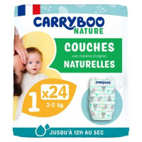 Couches écolabellisées Carryboo : Douces, bio