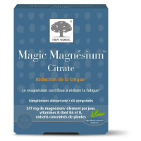 New Nordic Magnésium Citrate : Énergie & vitalité, 247mg, 60 comprimés
