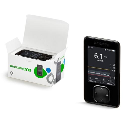 Récepteur Dexcom ONE+ : Alertes glycémie et stockage 180 jours