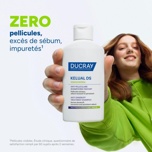 Ducray Kelual DS : Nettoyage profond, cuir sain et cheveux légers