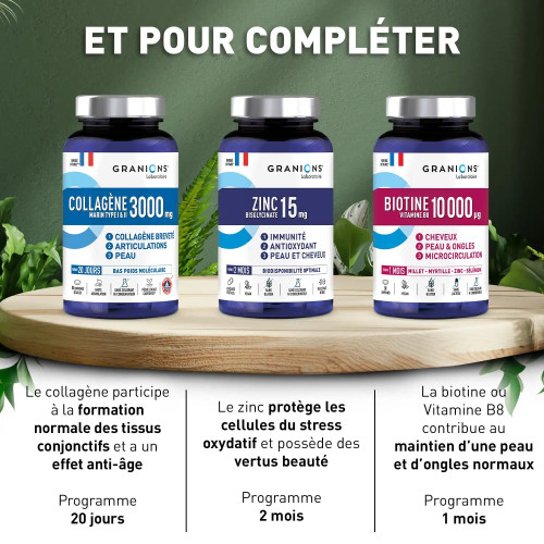 Collagène Marin I & II 3000mg - Peau, Muscles & Articulations