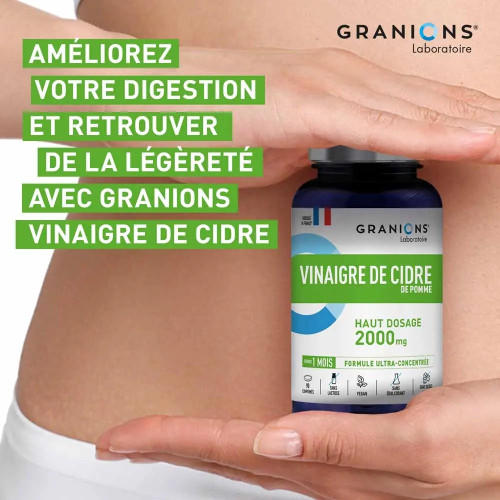 Vinaigre Cidre Pomme 2000mg Granions - Digestion & Glycémie