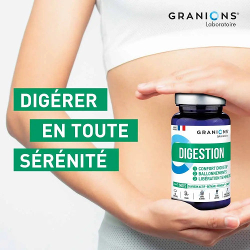 Granions Digestion : Soulagement rapide ballonnements & inconforts