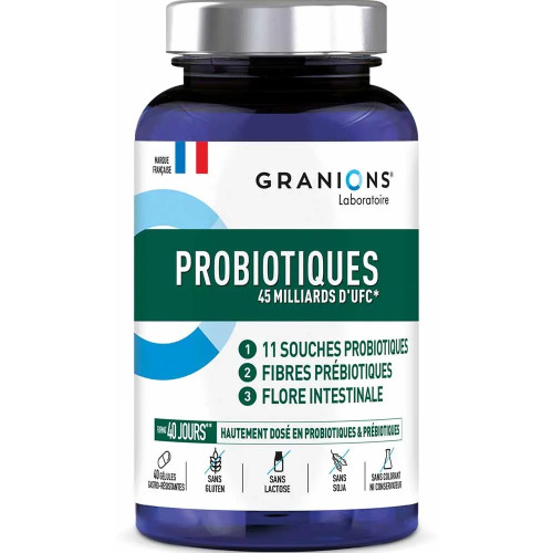 Probiotiques 45 Mds UFC Granions - Confort Digestif