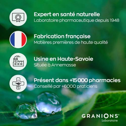 Psyllium Blond 1000mg Granions - Soulage transit & ballonnements