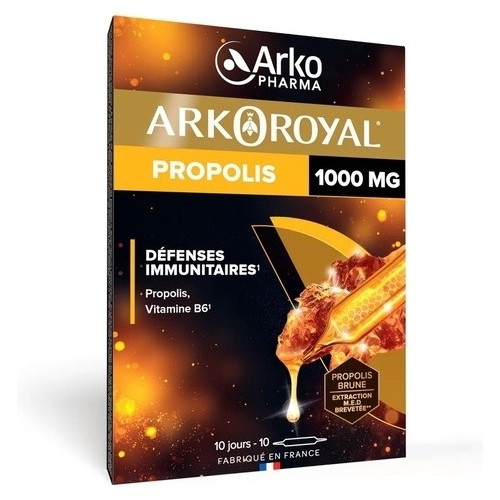 Ampoules Propolis 1000 mg : Immunité renforcée avec vitamine B6