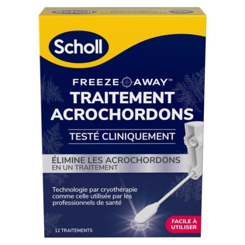 Scholl Freeze Away : Éliminez acrochordons en 1 traitement