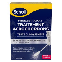 Scholl Freeze Away : Éliminez acrochordons en 1 traitement