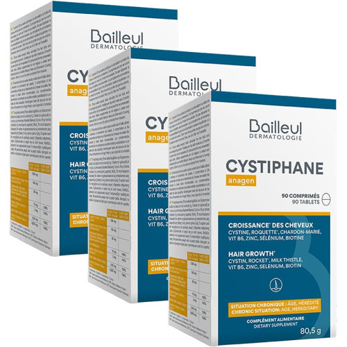 Cystiphane Anagen Comprimés : Renforce cheveux et ongles
