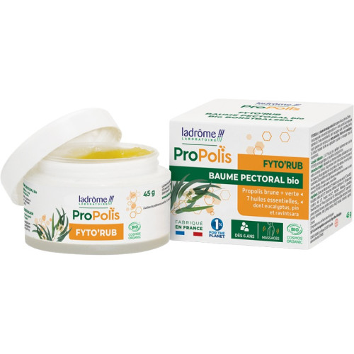 Baume Propolis Bio Ladrome - Respiration libre avec chaleur apaisante