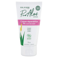 Crème Aloe Vera Bio 70% - Réparation & Hydratation Profonde - 75ml