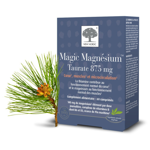 Magnésium Taurate NEW NORDIC : Énergie & relaxation musculaire