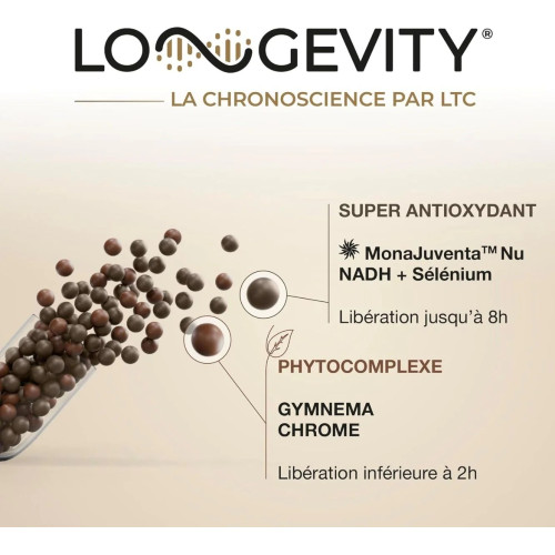 Capital Métabolique : Chrome & Vitamines - 30 Gélules LONGEVITY