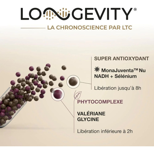 Valériane Longevity - 30 gélules pour un sommeil profond et apaisé