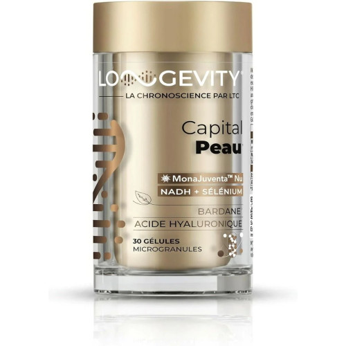 Longevity Capital Peau : 30 gélules pour une peau éclatante et saine
