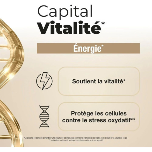 Longevity Vitalité 3 Chênes : Gélules Énergie & Endurance au Ginseng