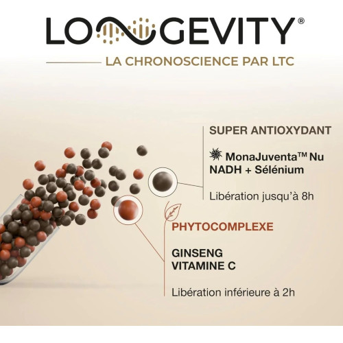Longevity Vitalité 3 Chênes : Gélules Énergie & Endurance au Ginseng