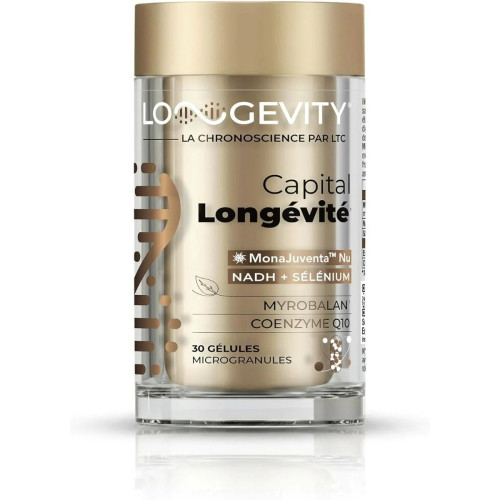 Longevity Capital Longévité : 30 gélules anti-stress oxydatif