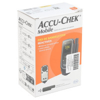 Accu-Chek Mobile : Lecteur glycémie sans bandelettes, 50 tests
