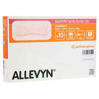 Allevyn Gentle Border Lite : pansement hydrocellulaire 8x15 cm