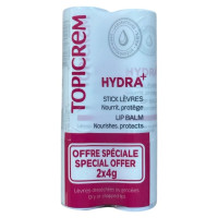 Topicrem Ultra-Hydratant : Stick Lèvres 2x4g - Réparation & Confort