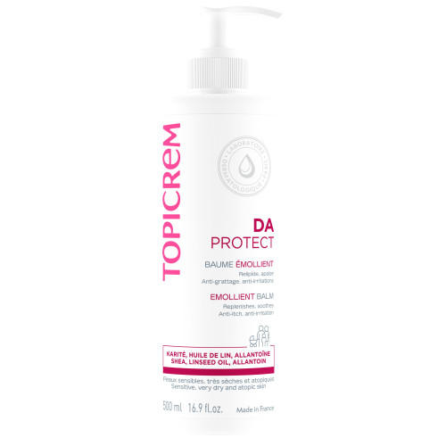 Topicrem DA Protect : Baume Émollient 500ml - Peaux Atopiques & Sèches