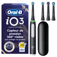 ORAL-B IO3 : Brosse électrique cadeau - Nettoyage pro & gencives