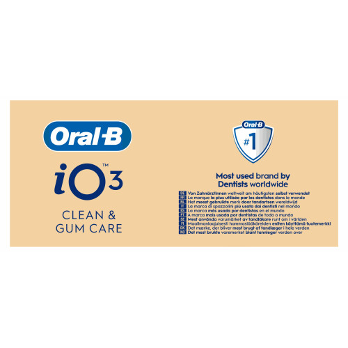 ORAL-B IO3 : Brosse électrique cadeau - Nettoyage pro & gencives