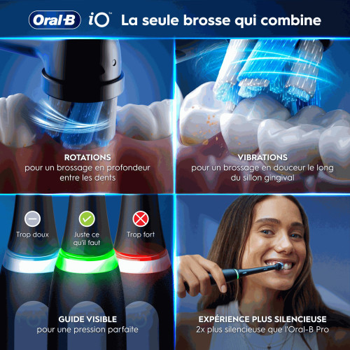 ORAL-B IO3 : Brosse électrique cadeau - Nettoyage pro & gencives