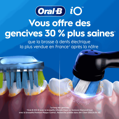 ORAL-B IO3 : Brosse électrique cadeau - Nettoyage pro & gencives