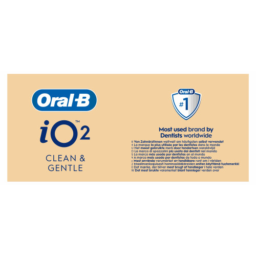 Oral-B iO2 : Nettoyage ultra-doux, silencieuse, 4 semaines d'autonomie