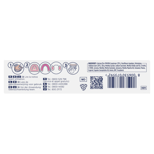 Crème Fixodent : Barrière anti-particules + fraîcheur mentholée - 35g