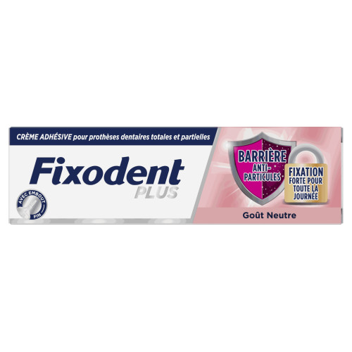 Fixodent Pro Plus : Crème anti-particules ultra-précise - 40g