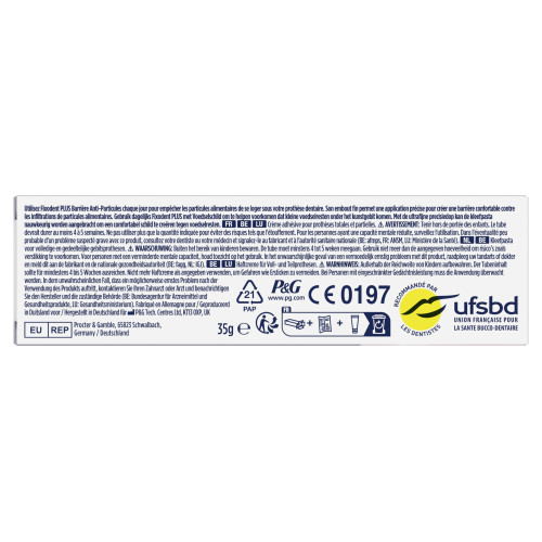 Fixodent Pro Plus : Crème anti-particules ultra-précise - 40g