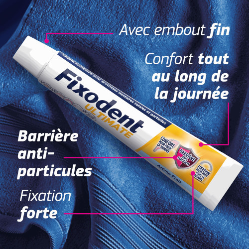 Fixodent Pro Ultimate Crème 40g Fixation Forte & Fraîcheur Pharma360