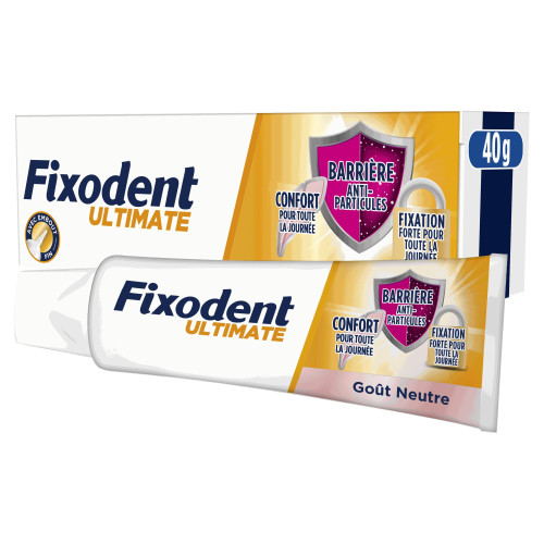 Fixodent Pro Ultimate Crème Adhésive 40g Tenue Confort Neutre