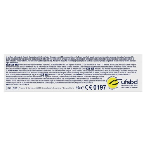 Fixodent Pro Ultimate Crème Adhésive 40g Tenue Confort Neutre