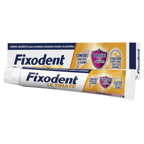 Fixodent Pro Ultimate Crème Adhésive 40g Tenue Confort Neutre
