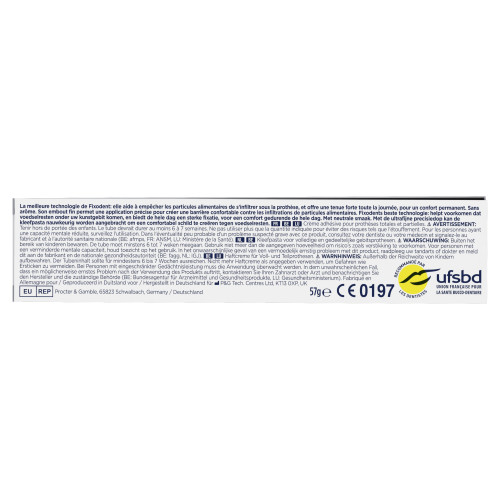 Fixodent Pro Ultimate Crème Adhésive 57g Tenue Impeccable & Confort