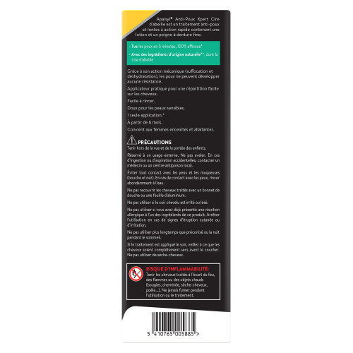 Apaisyl Anti-Poux Lotion Xpert 100ml Élimination Rapide et Naturelle