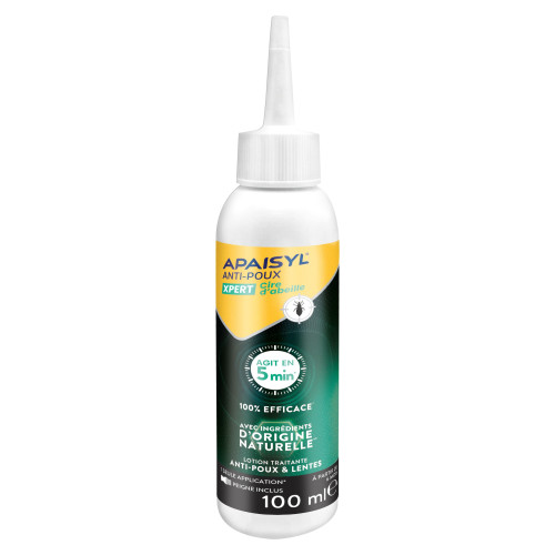 Apaisyl Anti-Poux Lotion Xpert 100ml Élimination Rapide et Naturelle
