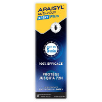 Apaisyl Anti-Poux Xpert Plus 100ml Élimine Poux & Lentes Rapidement