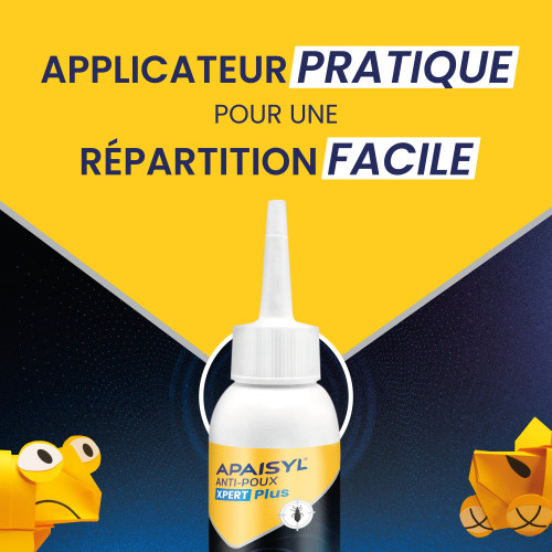 Apaisyl Anti-Poux Xpert Plus 100ml Élimine Poux & Lentes Rapidement