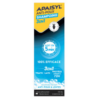 Apaisyl Anti-Poux Shampooing 3en1 100ml Élimine Poux en 5 Min