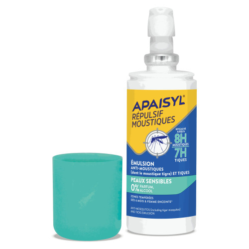 Apaisyl Répulsif Moustiques 90ml - Protection Efficace sur
