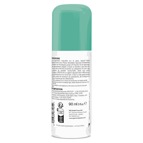 Apaisyl Répulsif Moustiques 90ml - Protection Efficace sur