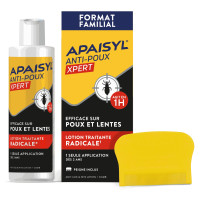 Apaisyl Xpert Anti-poux et Lentes 200mL - Efficacité 100%