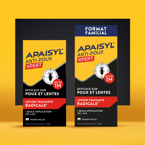Apaisyl Xpert Anti-poux et Lentes 200mL - Efficacité 100%